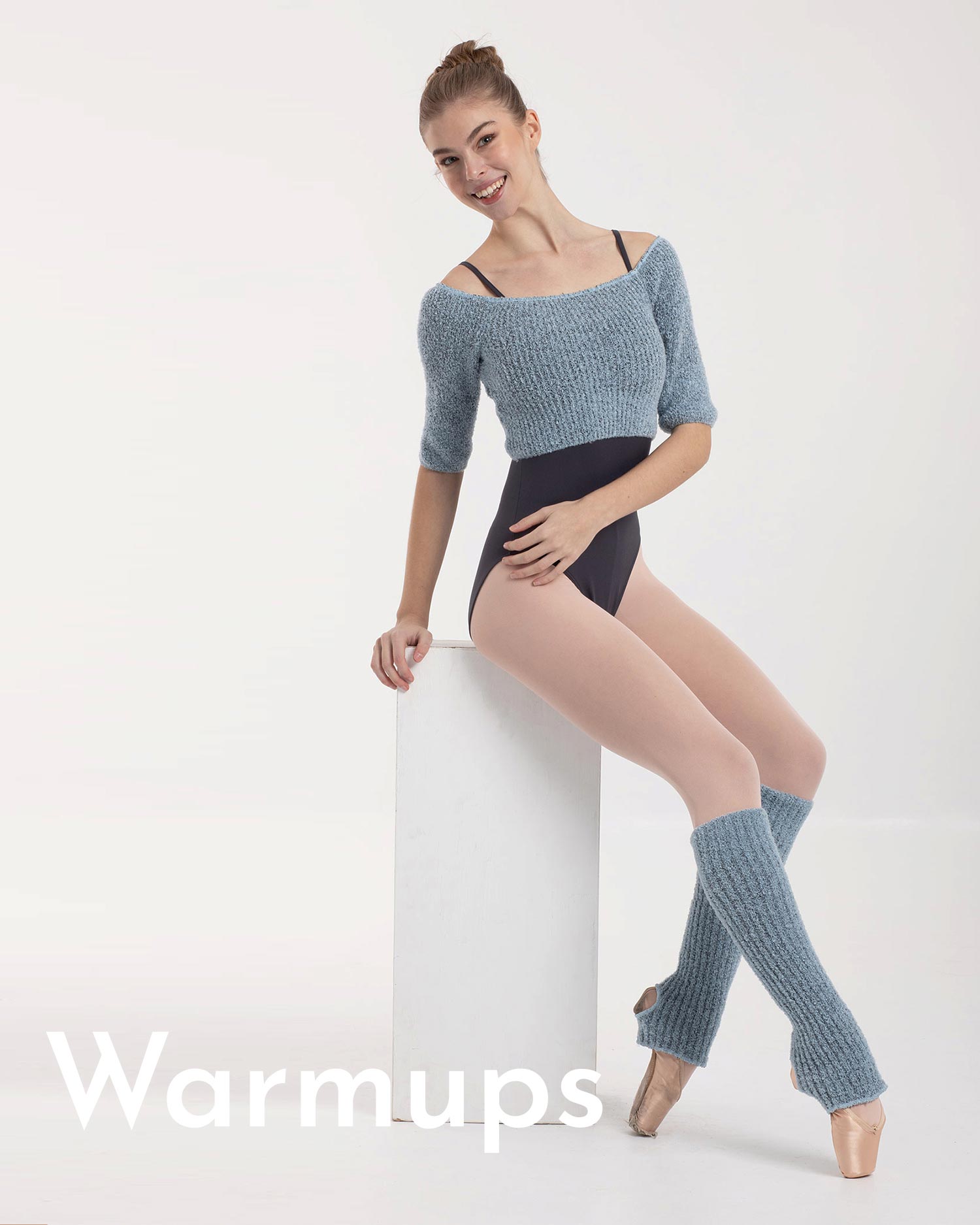 Ropa de calentamiento: monos, pantalones y jerséis de lana para bailarinas